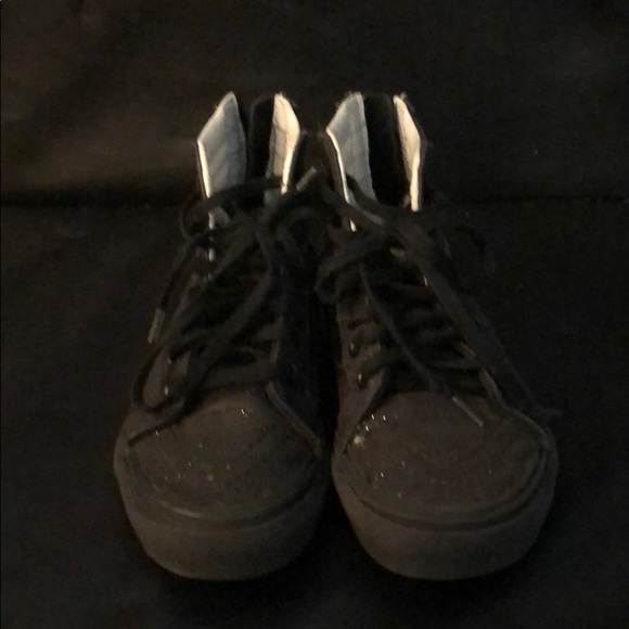 Black Glitter Vans - Picture 2 of 2